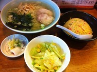 「ラーメンチャーハンセット」@佐野ラーメン たかのの写真