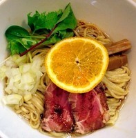 「【夜限】鴨脂そば　800円」@蔦の葉の写真