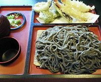 「天ざるのりうどん（大盛）　１４００円」@ちゃんこ 萩乃井の写真