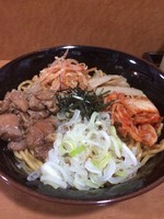 「辛そば」@油そば専門店 浜そば 本店の写真