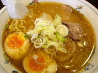 「味噌卵ラーメン」@狼スープの写真