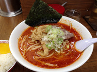 「味噌オロチョン（6倍）850円＋小ライスサービス」@北海道ラーメン来々軒 本店の写真