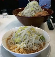 「ラーメン小（麺半分、野菜少なめ）　680円」@豚男 -BUTAMEN-の写真