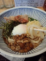 「なめこ温玉ぶっかけ（冷）630円」@讃岐ぶっかけやの写真