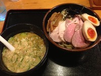 「【おすすめSP限定】特製冷や汁つけめん、1100円」@中華そば 田家 本店の写真