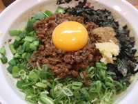 「台湾まぜそば　７８０円」@麺屋 こころ 大岡山本店の写真