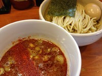 「つけそば 780円（中）＋味玉100円＋辛化100円」@麺匠 ヒムロクの写真