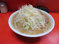 「小ラーメン麺少なめ ニンニク」@ラーメン二郎 神田神保町店の写真