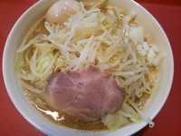 「濃厚鶏二郎（ニンニク抜き）＋麺増し＋味玉」@麺屋しのはら 三日月食堂の写真