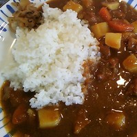 「ポークカレー」@すき家 白岡岡泉店の写真