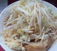 「ラーメン＋ニンニク」@用心棒の写真