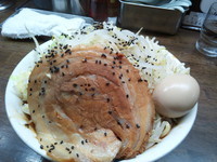 「雷味噌大盛玉子」@雷 北松戸本店の写真