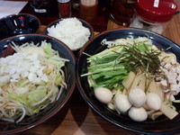 「油そば（大盛同料金）720円他」@横浜家系ラーメン 壱角家 御徒町店の写真