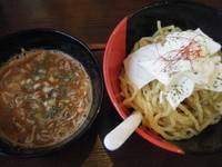 「海老つけそば（太麺）850+税」@New old style ゆいが NOS高田店の写真