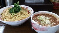 「辛つけ麺（中）」@麺屋庄太 津久井浜店の写真