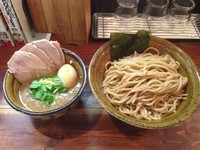 「つけ麺（胚芽麺・315ｇ・味玉肉付き）」@麺屋 えん寺の写真