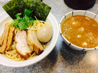 「特製つけ麺（並）＋クーポン味玉」@つけ麺山橙 大塚本店の写真