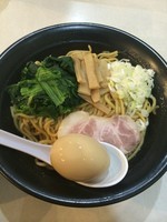 「油そば大盛 味玉」@THE らーめん ばち魂の写真