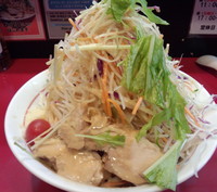 「冷やし中華＋ヤサイ＋ニンニク」@千里眼の写真