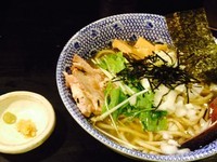 「（限定）冷やし煮干しそば¥800」@狼煙 〜NOROSHI〜の写真