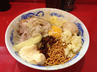 「まぜそば¥780+チーズ¥80」@ジャンプの写真