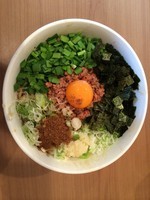 「台湾まぜそば」@麺華いただきの写真