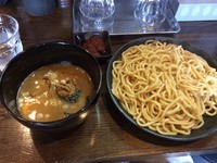 「濃厚つけ麺 トッピング辛ダレ」@つけ麺 富平の写真