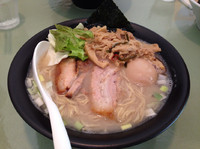 「味玉らぁめん（大盛り）めんま増し800円＋100円＋150円」@胡心房の写真