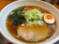 「醤油ラーメン600円」@居酒屋 川間らーめんの写真