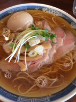 「味玉チャーシュー煮干しそば1000円」@中華そば しば田の写真