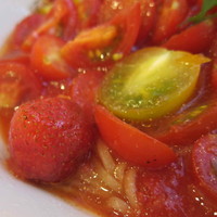 「冷製トマトコレクション 1,200円」@Due Italian シオサイトの写真