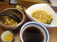 「冷しつけめん+スタミナトッピング　８００円」@そうげんラーメンの写真