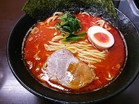 「赤みそらーめん中盛」@横浜らーめん 源泉の写真