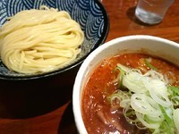 「チャーシューつけ（海老醤油）1100円」@麺 一直の写真