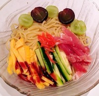 「葡萄薫る冷やし中華　890円」@麺屋 江武里の写真