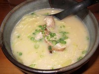 「とり白湯めん　302円」@鳥貴族 浅草店の写真