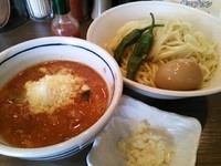 「【限定】夏野菜のトマトチーズつけ麺（中盛）800円 他」@INOSHOWの写真