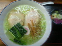 「塩ラーメン 550円」@御食事処 不二家の写真