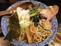 「【限定】冷やし煮干しそば（大盛り）細麺ver.」@狼煙 〜NOROSHI〜の写真