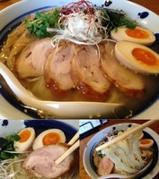 「【夏季限定】あさりだしの特製塩冷やしそば950円大盛100円」@麺屋 鶏口の写真