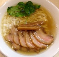 「塩そば750円　肉増し250円」@蔦の葉の写真