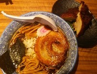 「【限定】福原ブラック＋チキンステーキ （140820）」@ラーメン燈郎の写真