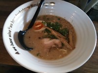 「南信州豚骨　白」@麺屋 杏樹の写真