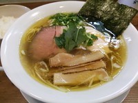 「追い鶏節らーめん750円＋小ライス100円」@Trigo(トリーゴ)の写真