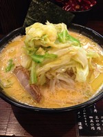 「きゃべつラーメン 大盛」@ラーメン道楽 巣鴨店の写真