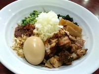 「【裏メニュー】辛ニボまぜ　750円+現金50円」@麺屋 むじゃきの写真