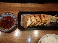 「餃子セット(850円」@拉麺エルボーの写真