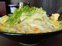 「こってりタンメン+ネギ（880円）」@越後つけ麺維新 JR中山店の写真