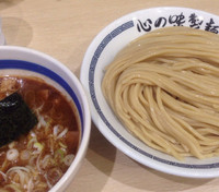 「あっさり鶏豚つけ麺+大盛り」@心の味製麺 平井店の写真