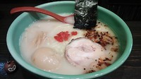 「煮玉子ラーメン 太麺」@麺匠 むさし坊 武蔵浦和本店の写真